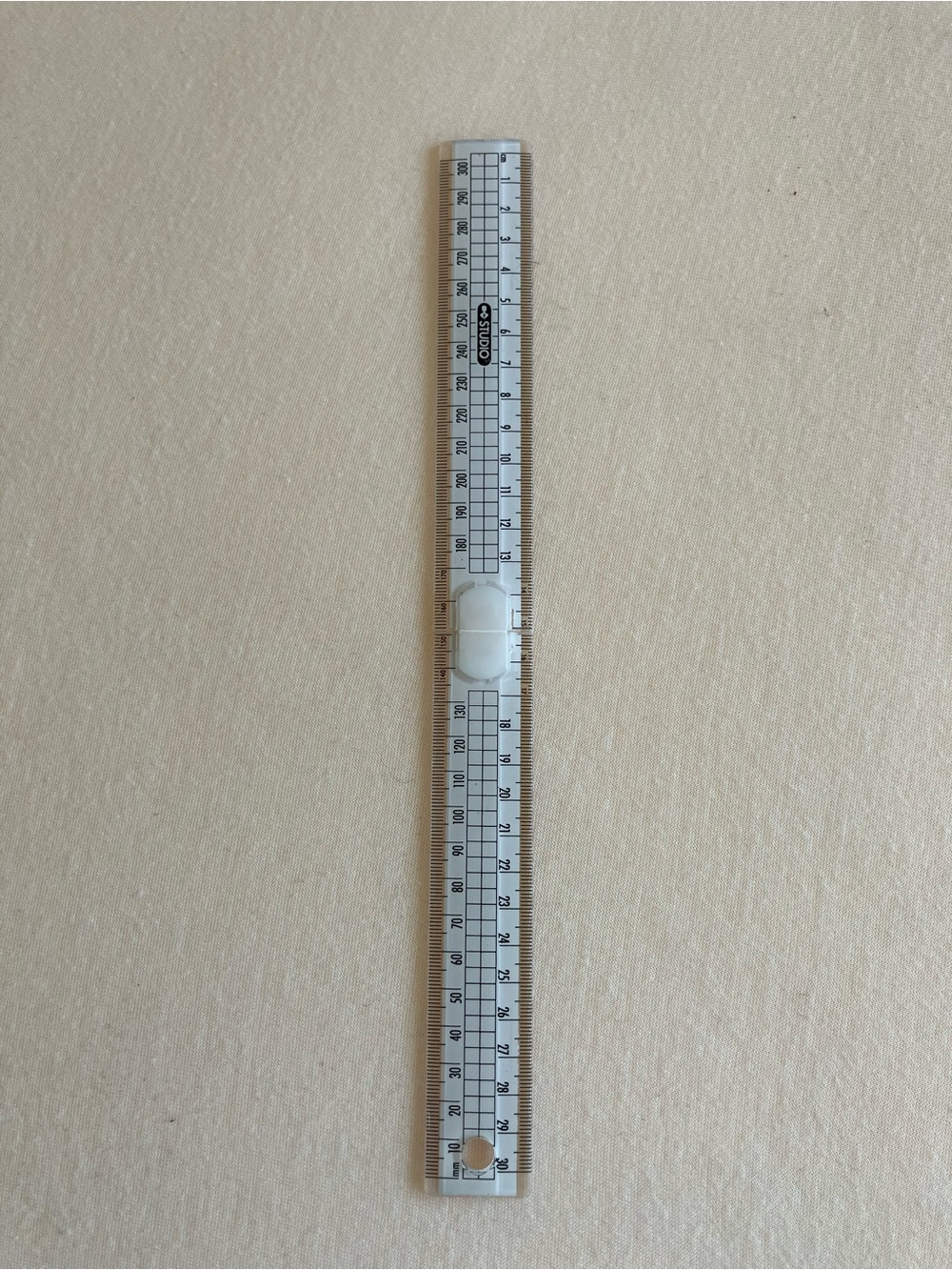 Studio Folding 30cm Ruler – Compact 2-Piece Design